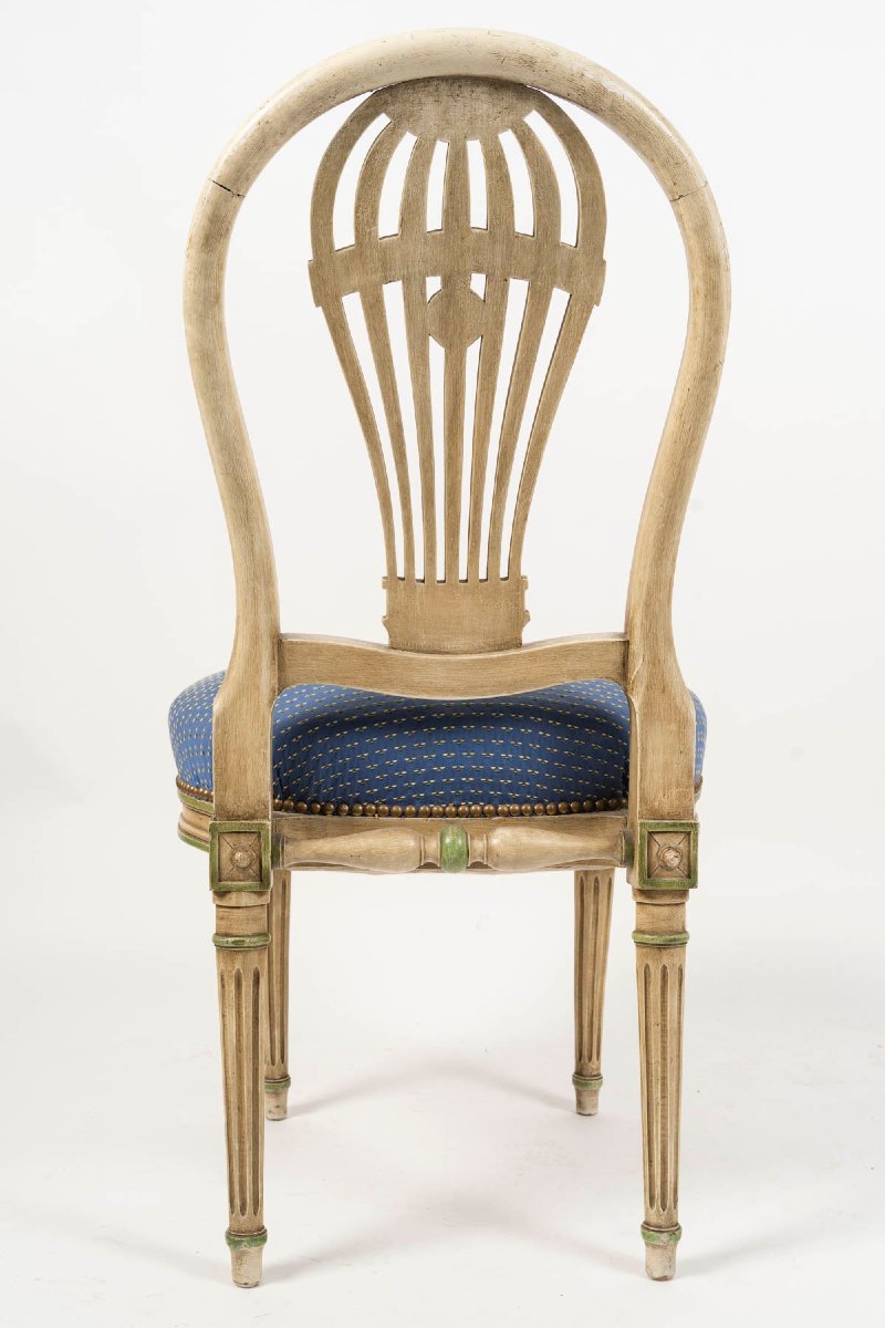 Pair Of "montgolfière" Chairs-photo-3