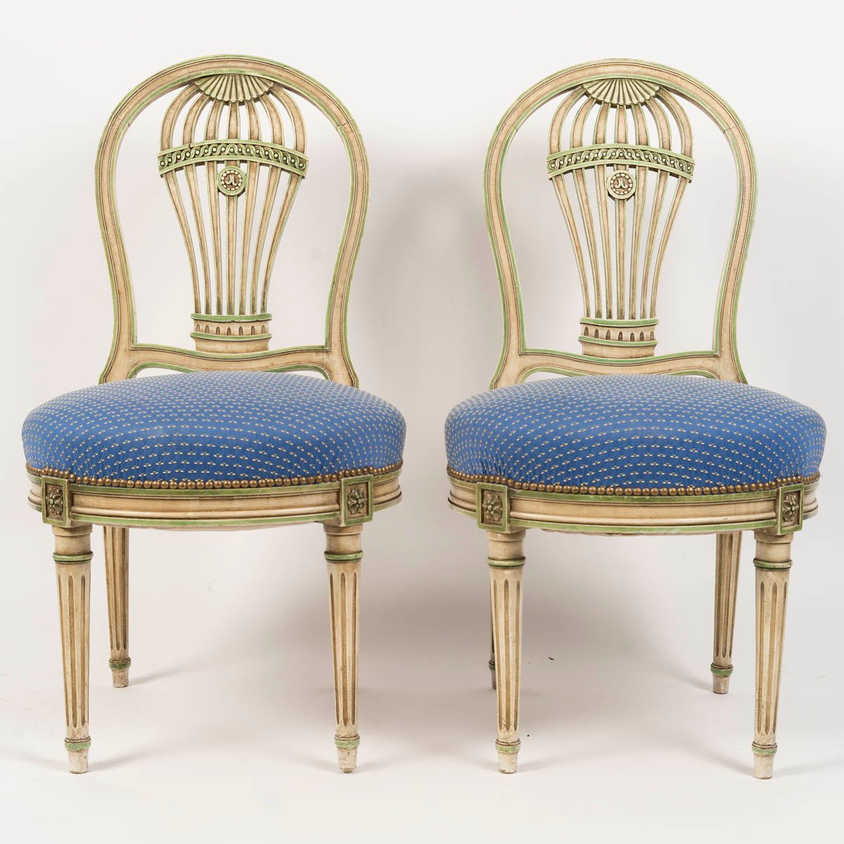 Pair Of "montgolfière" Chairs