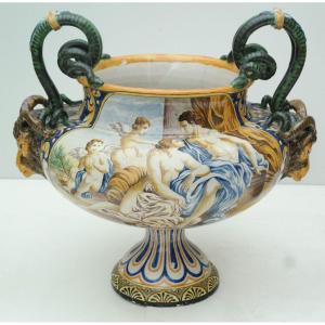 Majolica Porcelain Cup
