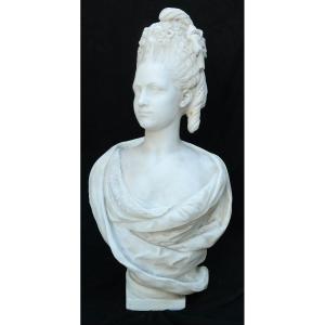 Clotilde De France, Carrara Marble Bust