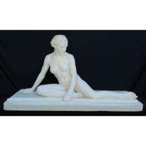 Diane, Plaster Sculpture By De La Personne