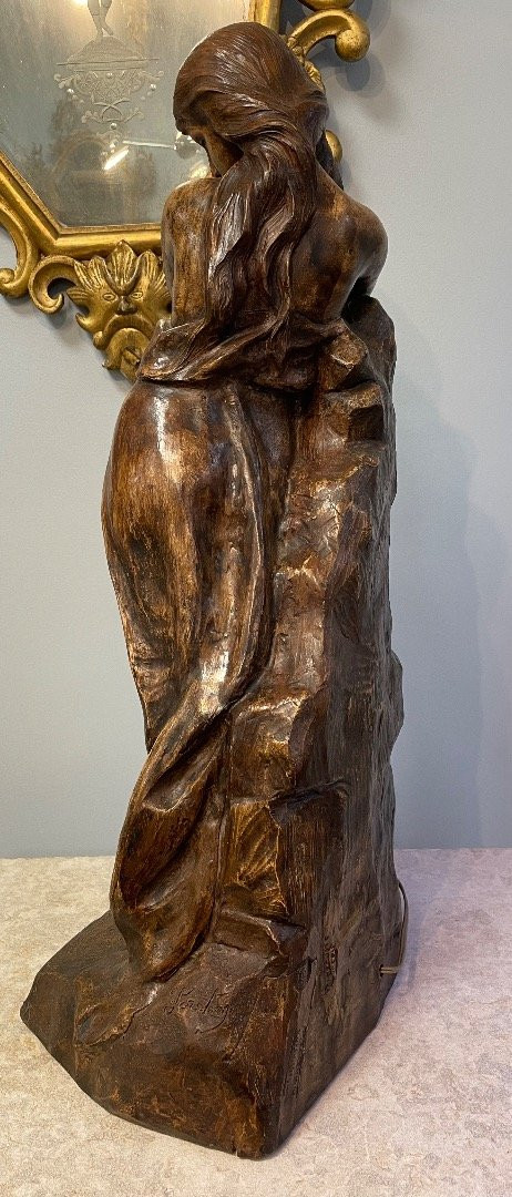 The Broken Jug, Terracotta Sculpture-photo-1