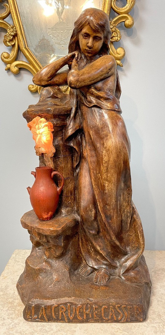 The Broken Jug, Terracotta Sculpture