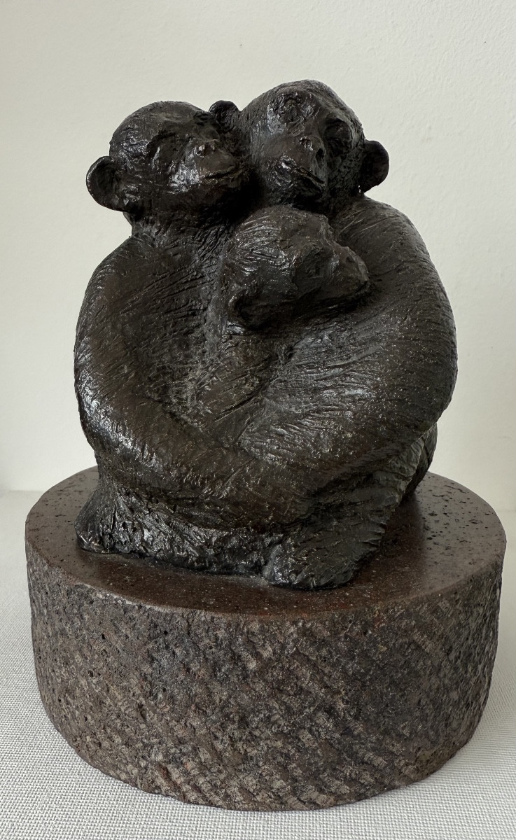 Instant , Sculture en bronze