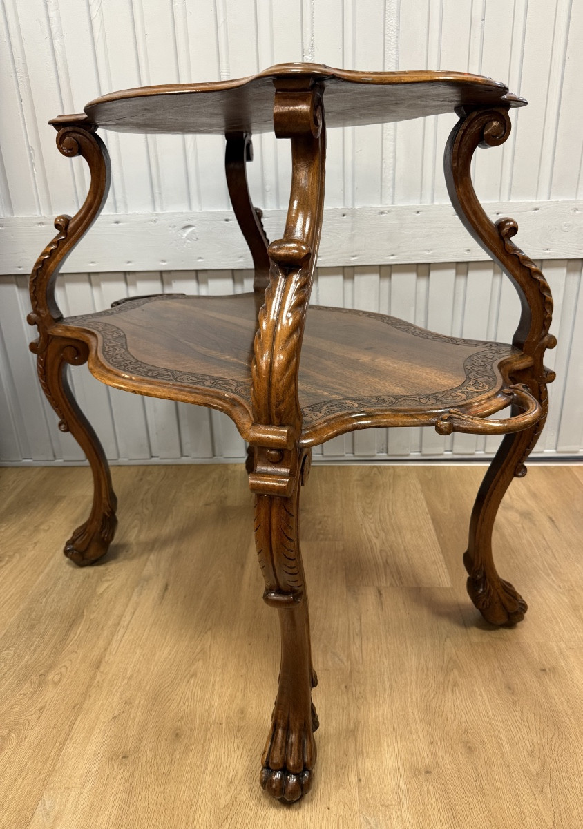 Walnut Tea Table-photo-3