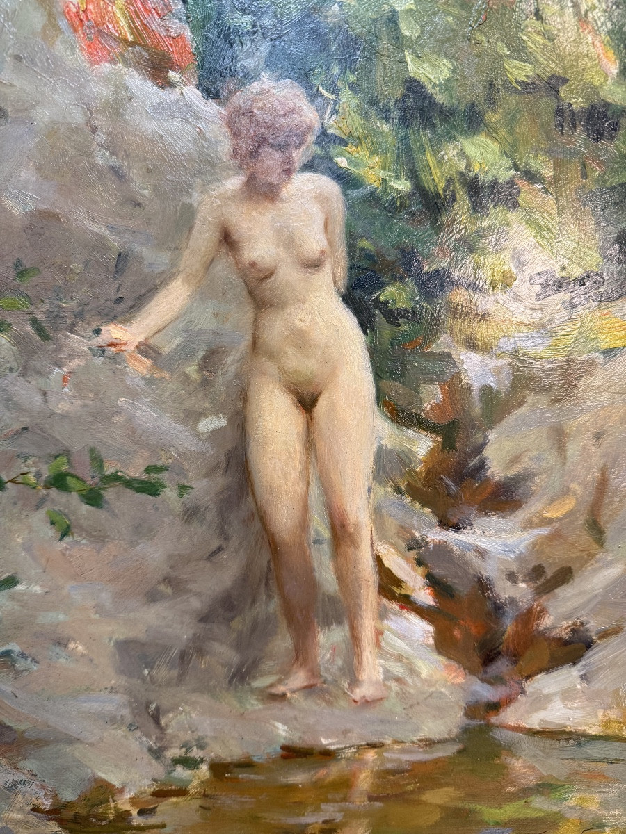 Nu à la mare par L Grandgérard-photo-3
