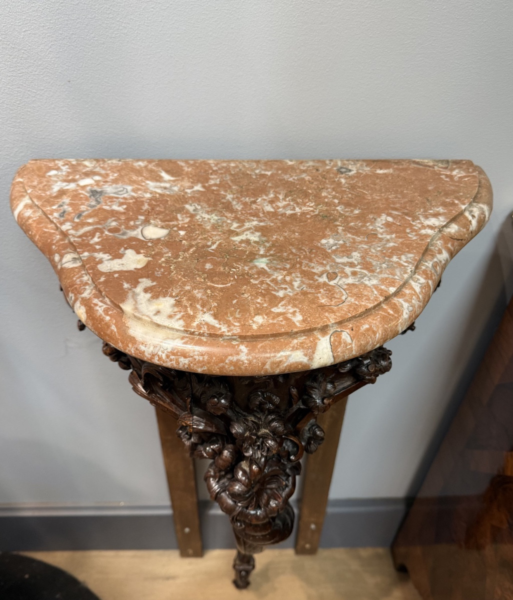 Small Louis XV Style Console Table-photo-4