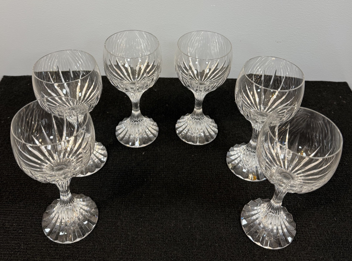 6 verres de la maison BACCARAT-photo-2
