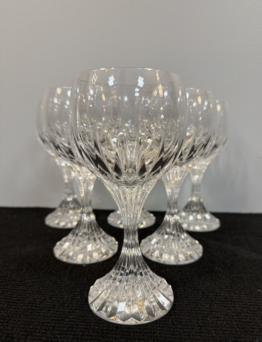 6 verres de la maison BACCARAT