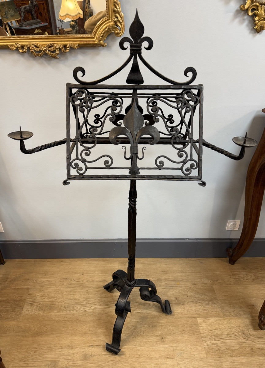 lutrin en fer forgé-photo-3