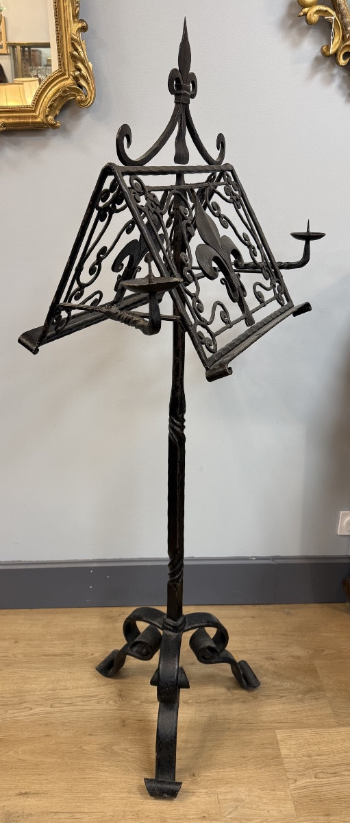 lutrin en fer forgé-photo-4