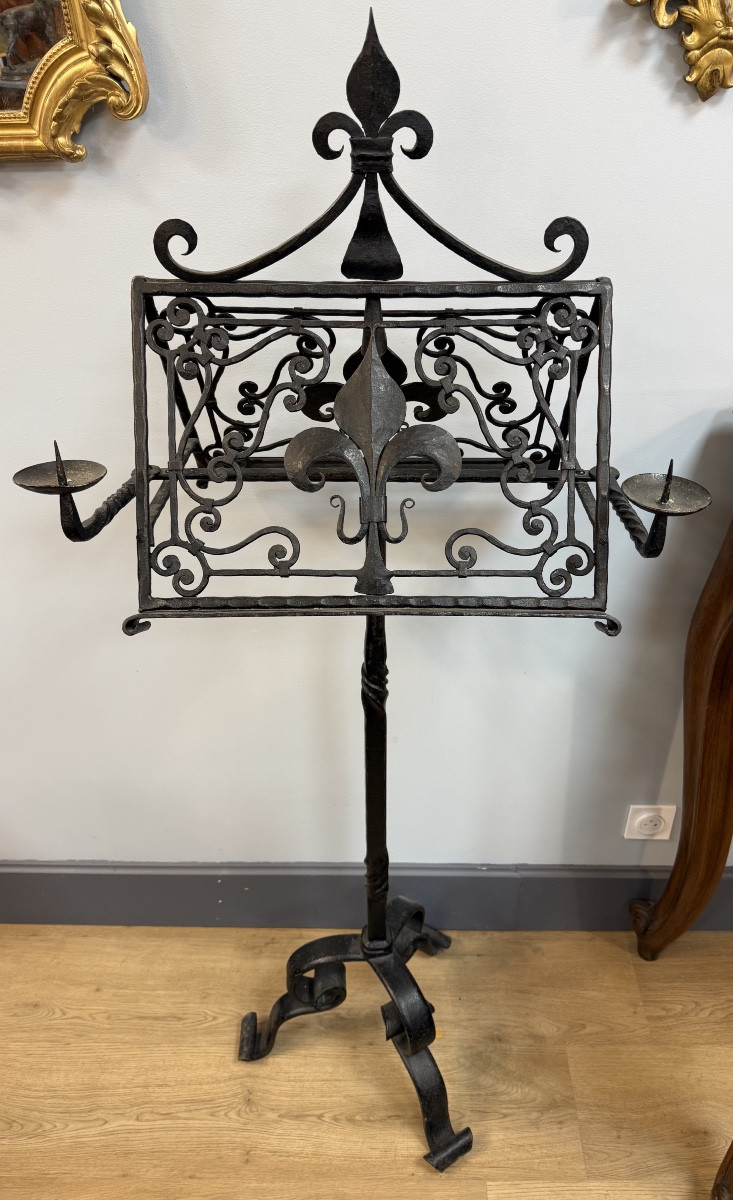 lutrin en fer forgé-photo-5