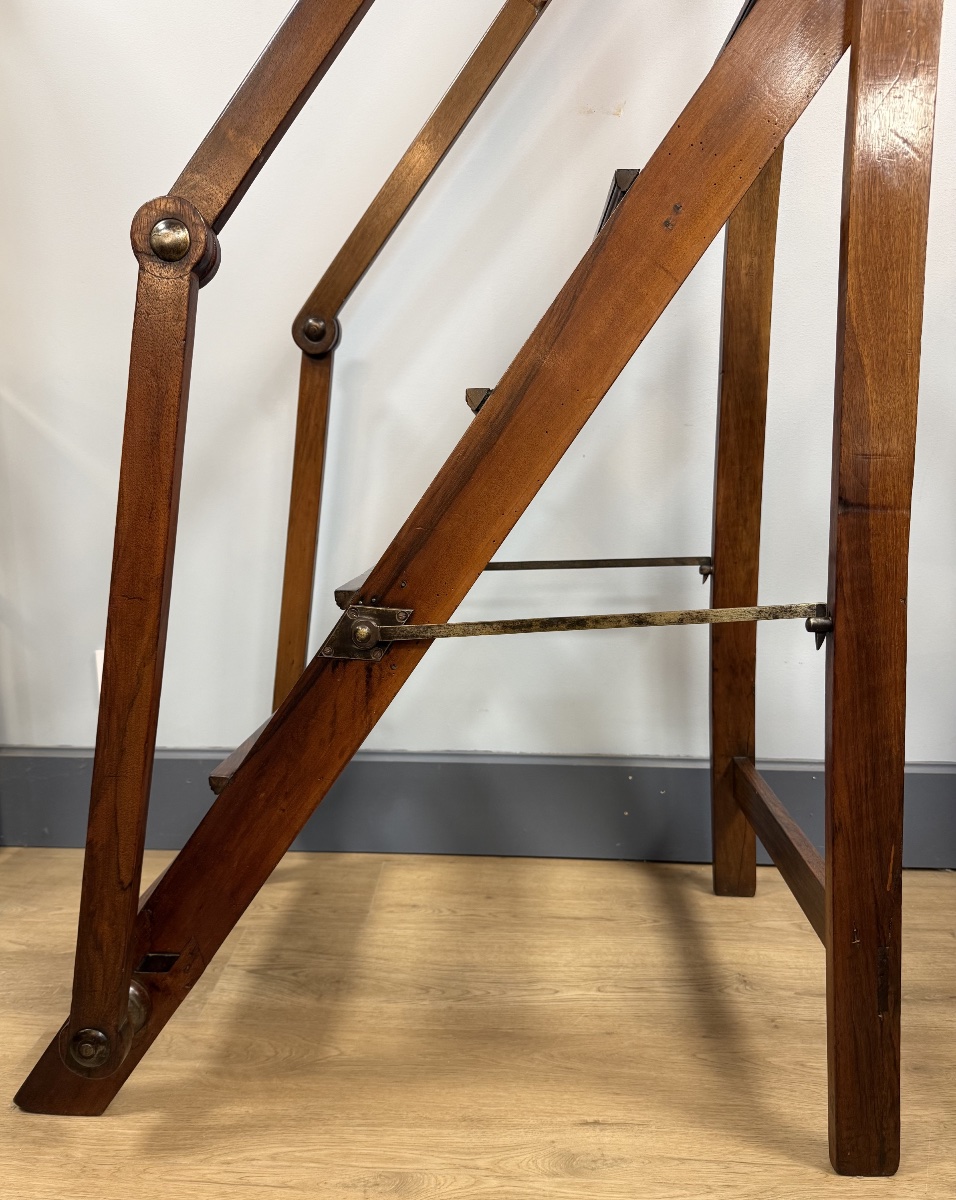 Walnut Bookcase Step Stool-photo-6