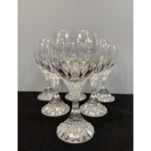 6 verres de la maison BACCARAT