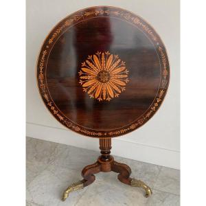 Charles X Pedestal Table