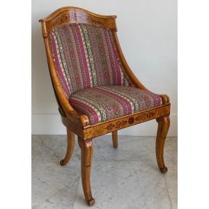 Charles X Period Gondola Chair