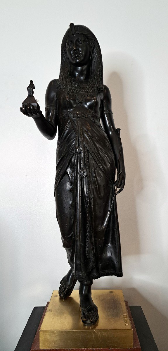 Emile Louis Picault (1833-1915), L’offrande De La Reine Nitocris, Retour D’égypte-photo-2
