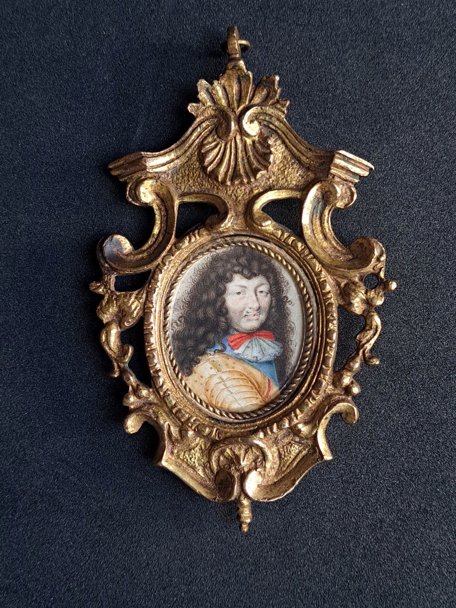 Pierre Mignard (1612-1695) Entourage, Portrait Of Louis XIV, Miniature