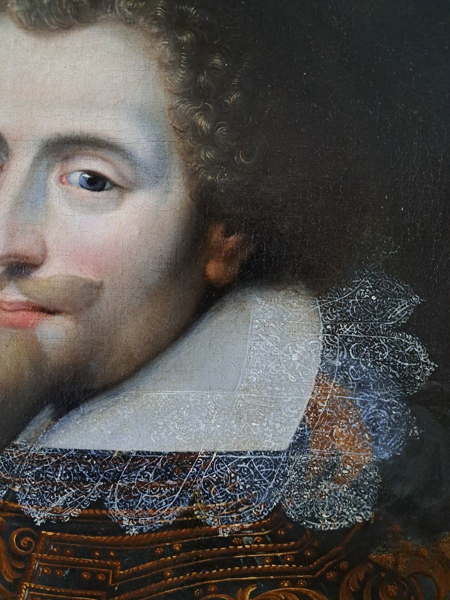 Ecole Française Vers 1620, Entourage De Frans Pourbus (1569-1622), Portrait d'homme-photo-3