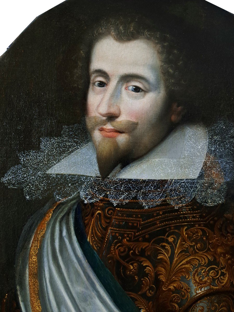 Ecole Française Vers 1620, Entourage De Frans Pourbus (1569-1622), Portrait d'homme-photo-3