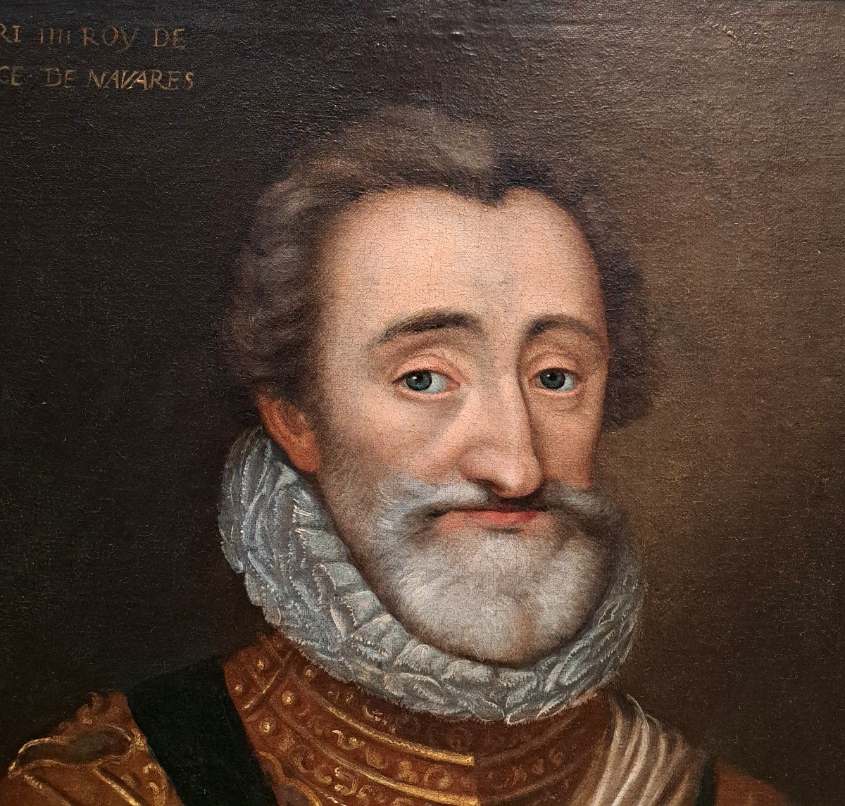 Ecole Française Du XVIIème Siècle, Entourage De Frans Pourbus (1569-1622), Portrait Henri IV-photo-3