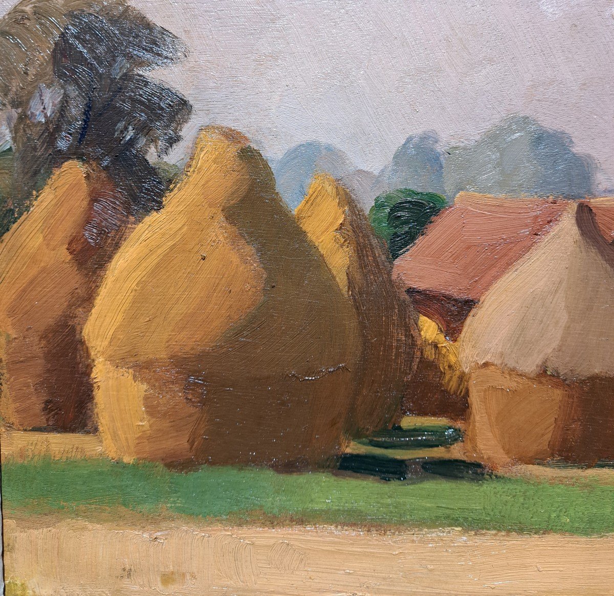 Jules Emile Zingg (1882-1942), Les Meules-photo-3