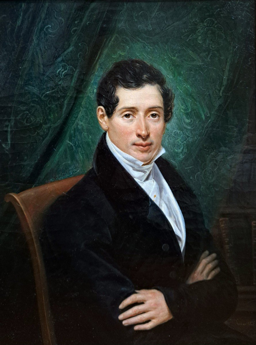 Henri Serrur (1794–1876) - Portrait Of A Man