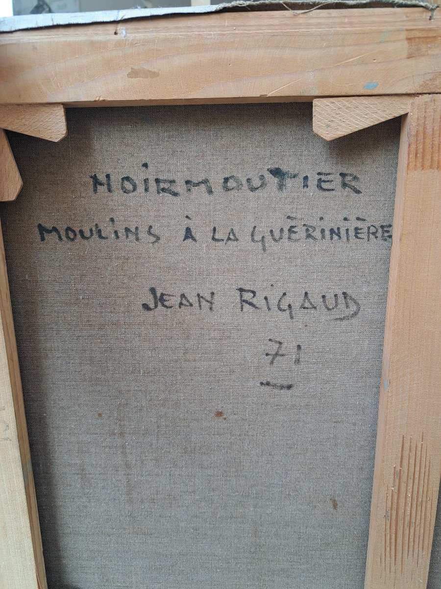 Jean Rigaud (1912-1999) - Noirmoutier Moulin à La Guèrinière-photo-1
