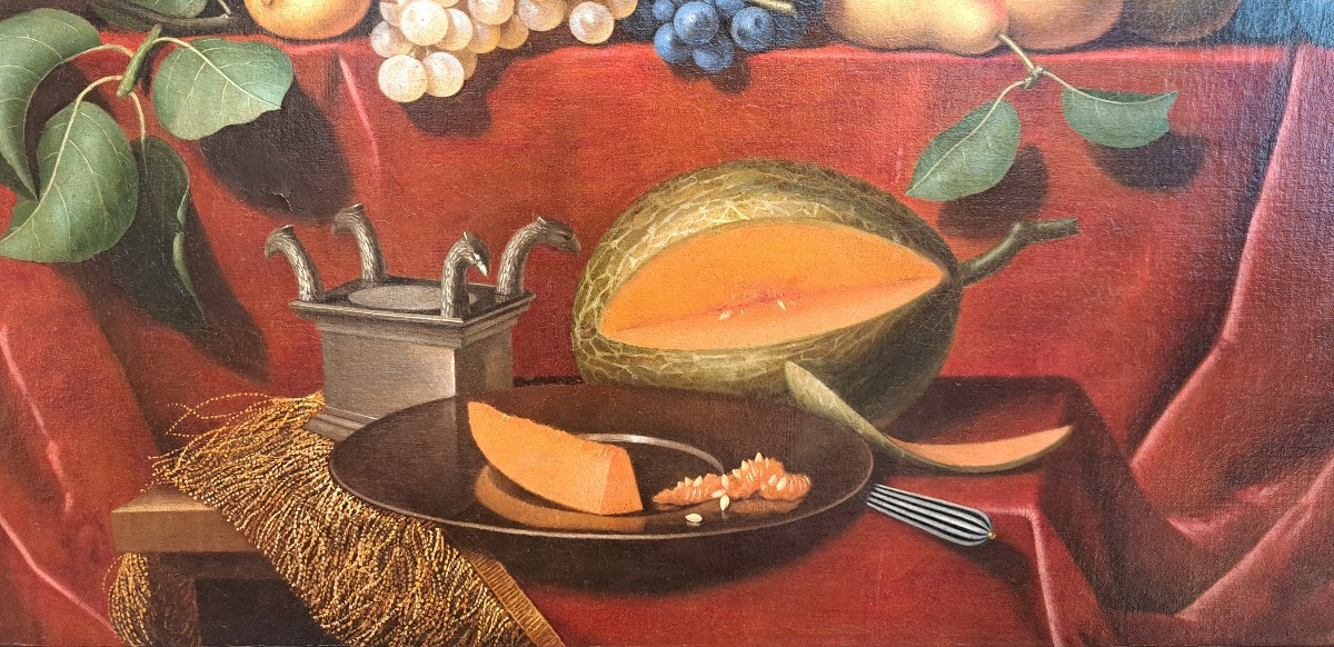 Paul Liégeois (active In The 17th Century In Paris), Still Life With Fruit And Goldwork -photo-1