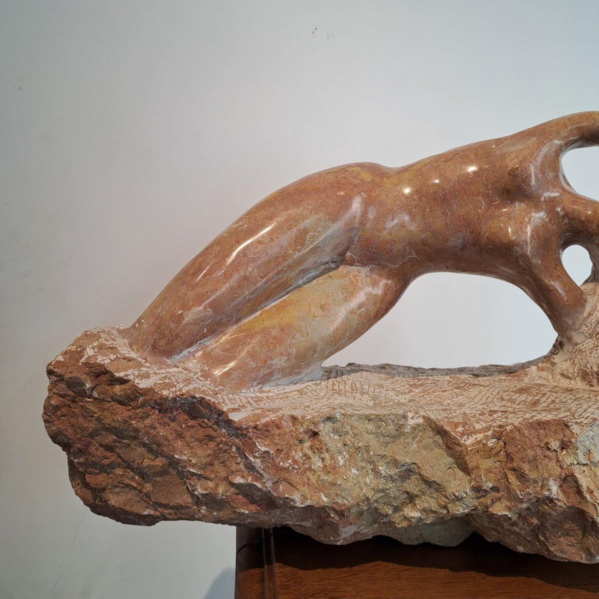 Jacques Le Bescond (1945), Woman Emerging From The Marble Block-photo-4