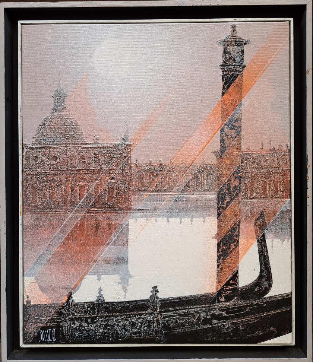 Jean Pierre Bocquel (born In 1944), View Of Venice With Gondola