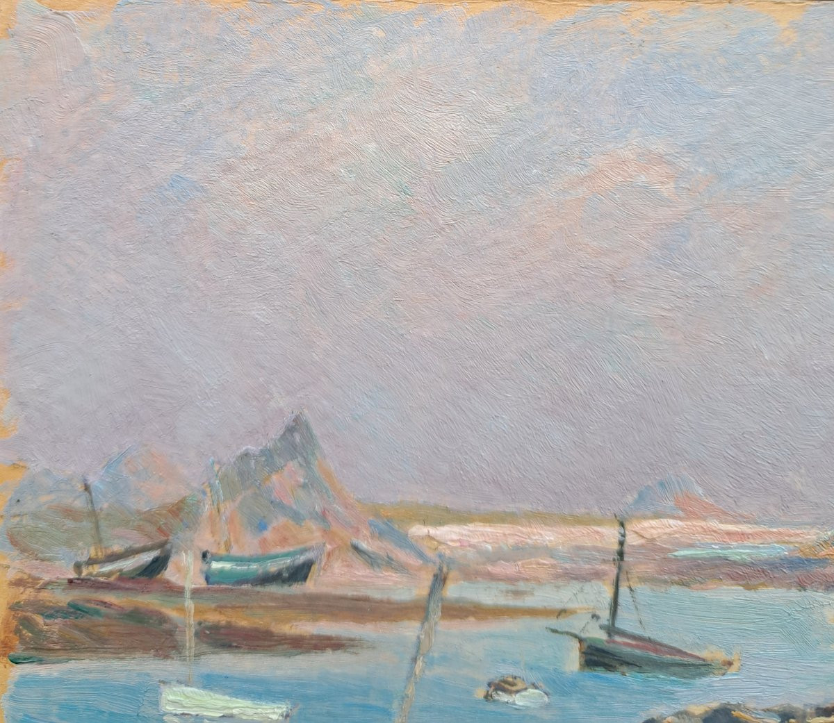 Pierre Agnès (1898-1964), Paysage breton, huile-photo-1