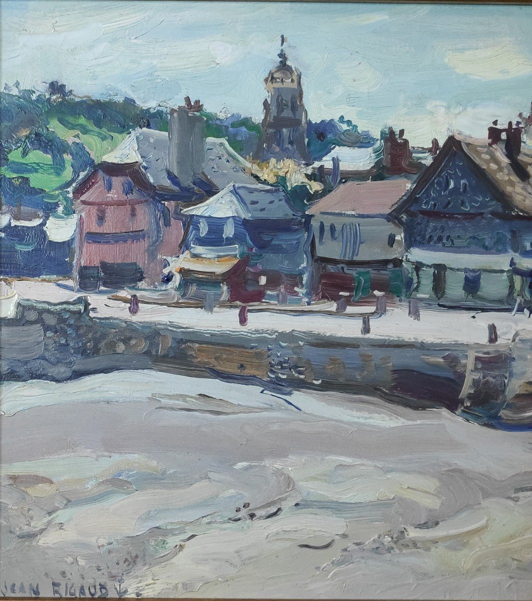 Jean Rigaud (1912-1999) - Honfleur 1959-photo-4