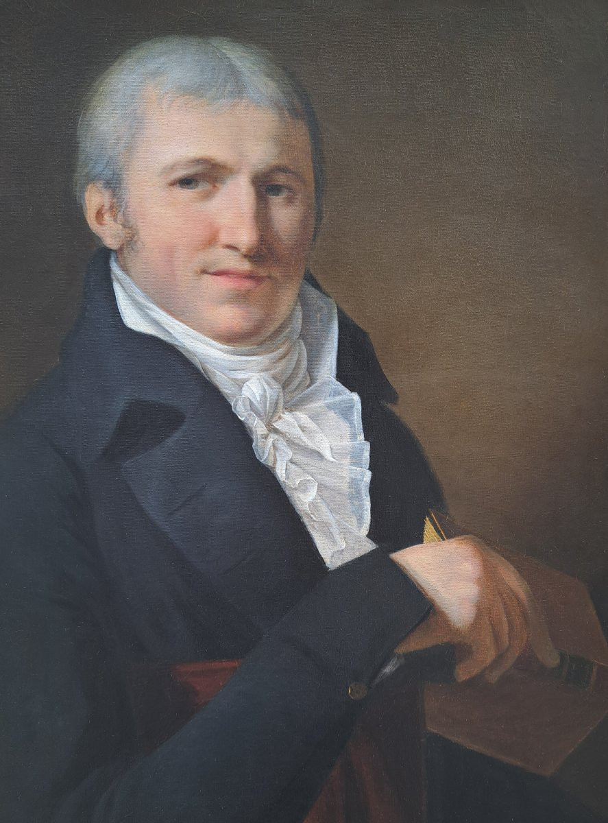 Constance Marie Charpentier (1767-1849), Presumed Portrait Of Louis Augustin Avrain -photo-1