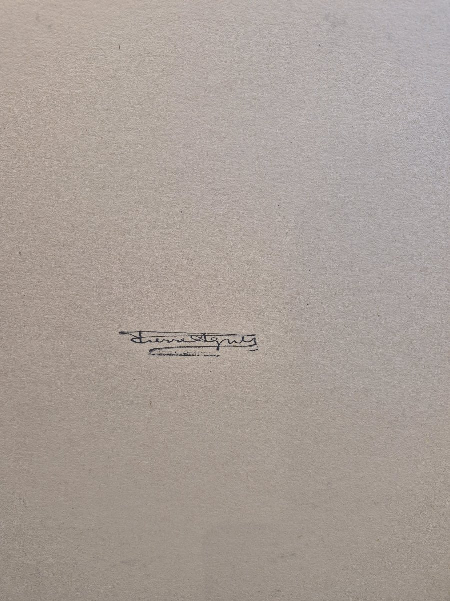 Pierre Agnès (1898-1964), Self-portrait With A Cigarette In The Studio-photo-2