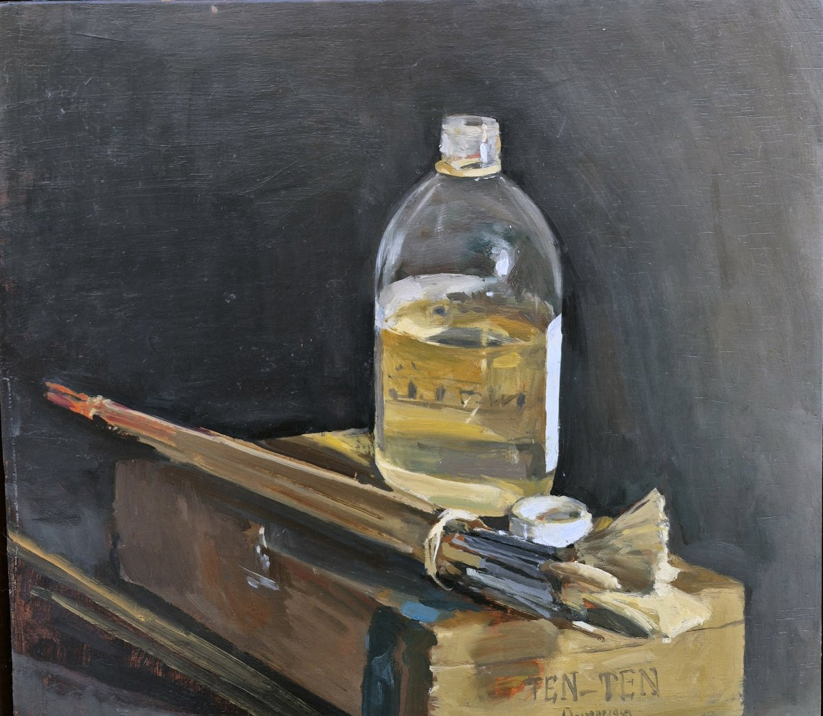 Luc Bernay (born In 1993), A Painter's Potion, Oil-photo-2