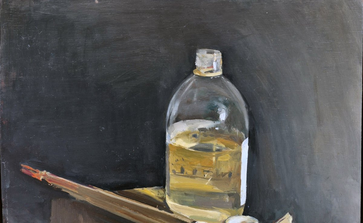 Luc Bernay (born In 1993), A Painter's Potion, Oil-photo-3