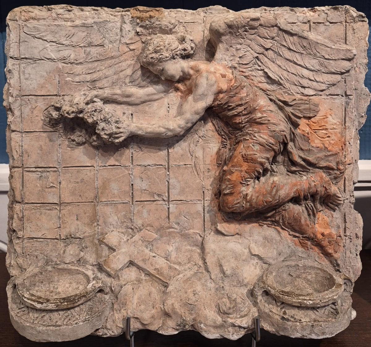 Ecole française de la fin du XIXe siècle,  projet sculpture monument funéraire