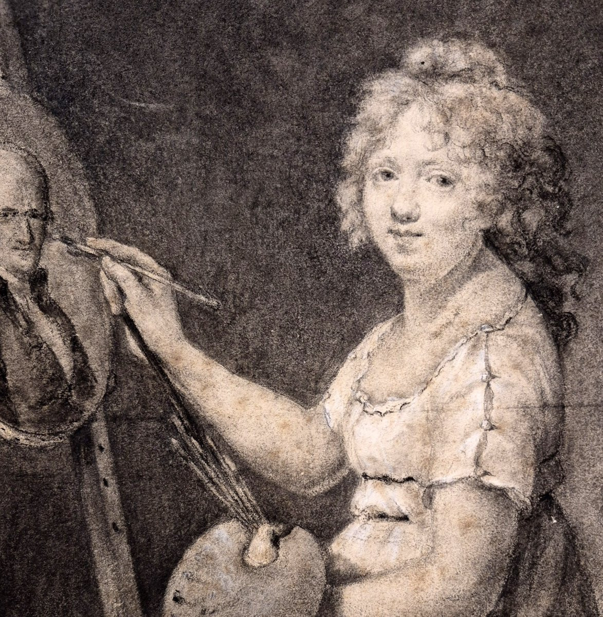 French School, Circa 1780, Circle Of Marguerite Gérard (1761-1837), Portrait Of A Woman-photo-4