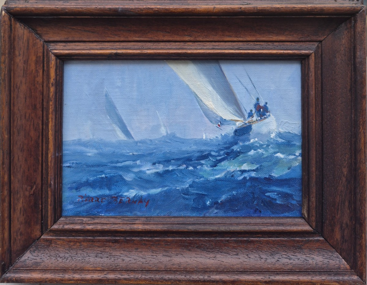 Pierre Bernay (Né en 1963), Les voiliers en mer