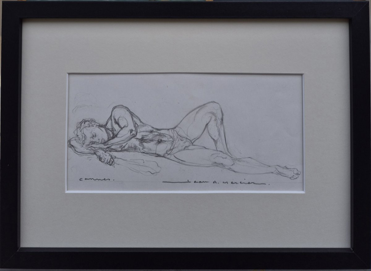 Jean Adrien Mercier (1899-1995), Male Nude, Cannes-photo-2