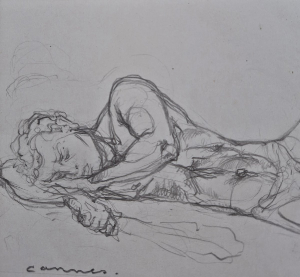 Jean Adrien Mercier (1899-1995), Male Nude, Cannes-photo-3