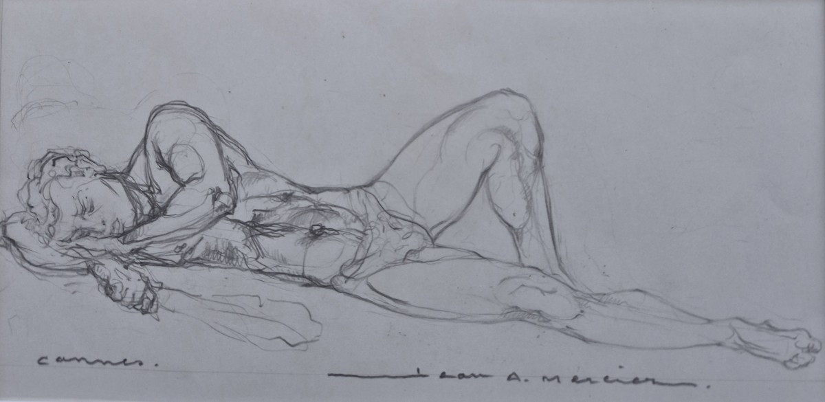 Jean Adrien Mercier (1899-1995), Male Nude, Cannes