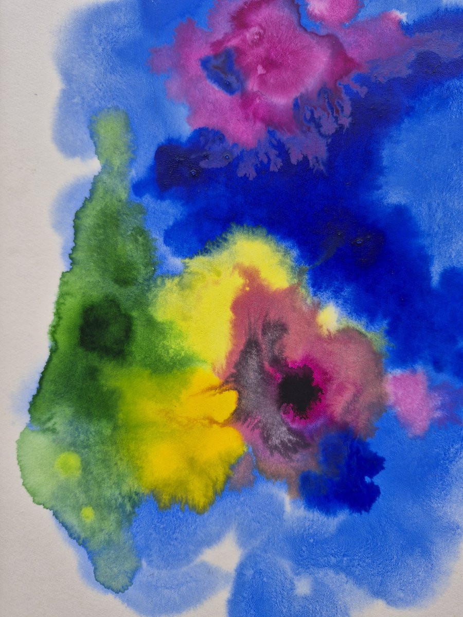 Jean Adrien Mercier (1899-1995), Floral Abstraction-photo-1