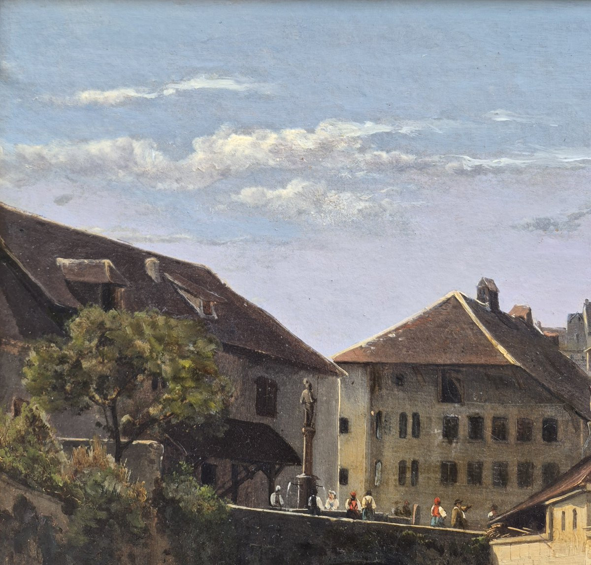 Louis-Auguste Lapito (1803-1874), Vue de la cathédrale de Fribourg, salon de 1831-photo-1