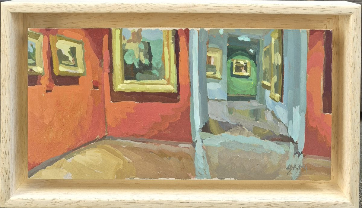 Sami Toualit (XXème), Vue intérieur du musée des beaux-arts d'Angers-photo-2