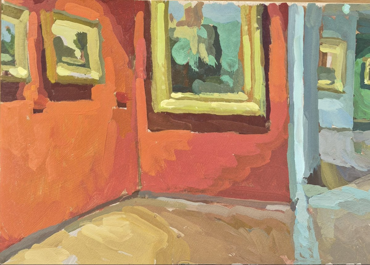 Sami Toualit (XXème), Vue intérieur du musée des beaux-arts d'Angers-photo-4