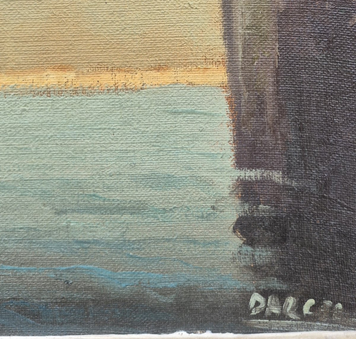 Darcel (20th Century), View Of Venice With Gondola-photo-2