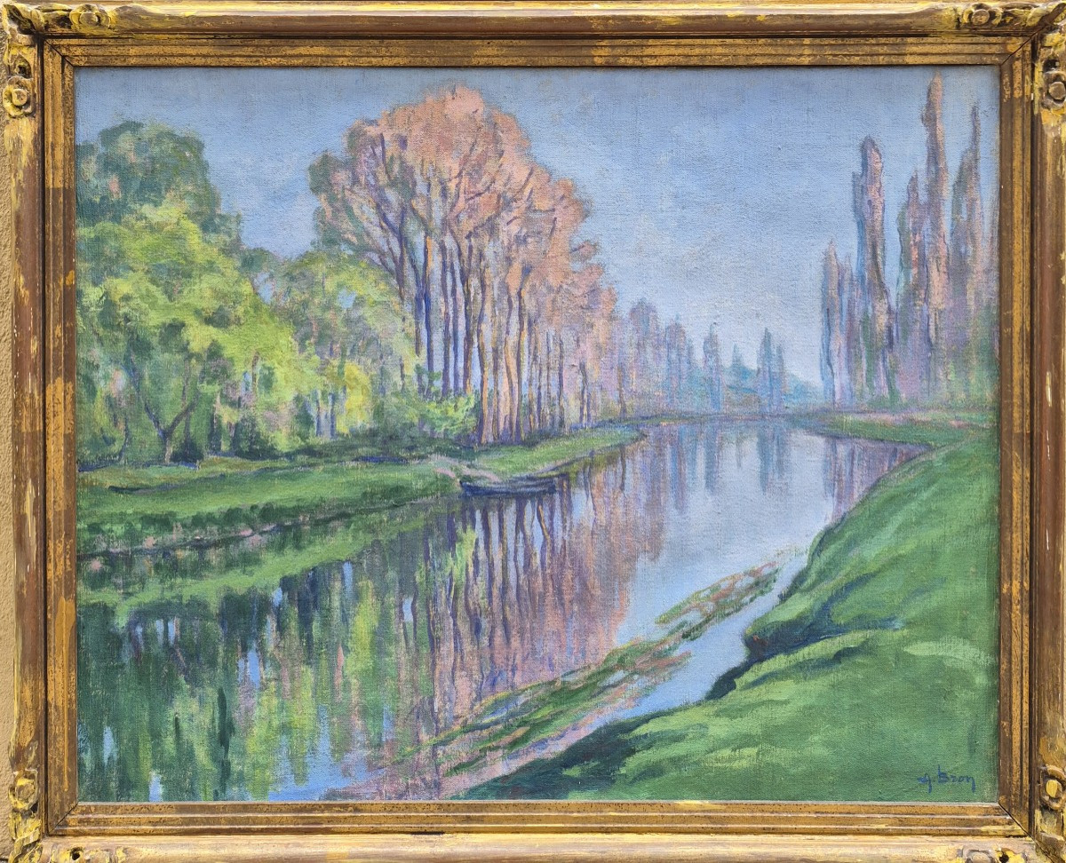Achille Bron (1867-1949), Vallée de la Charente dans la commune de Taillebourg
