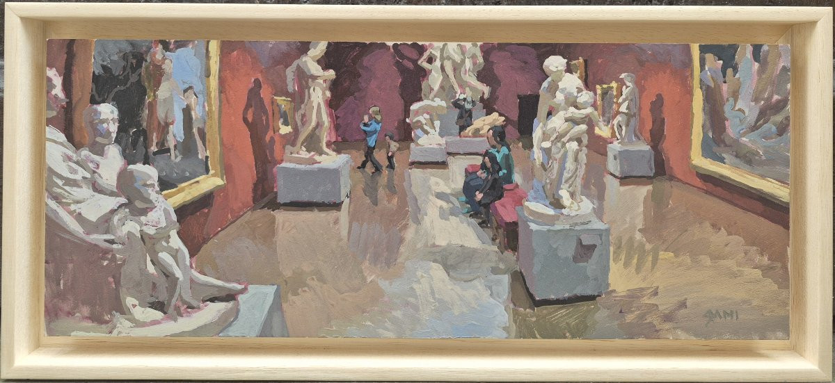 Sami Toualit (XXème), Vue intérieur du musée des beaux-arts d'Angers-photo-2